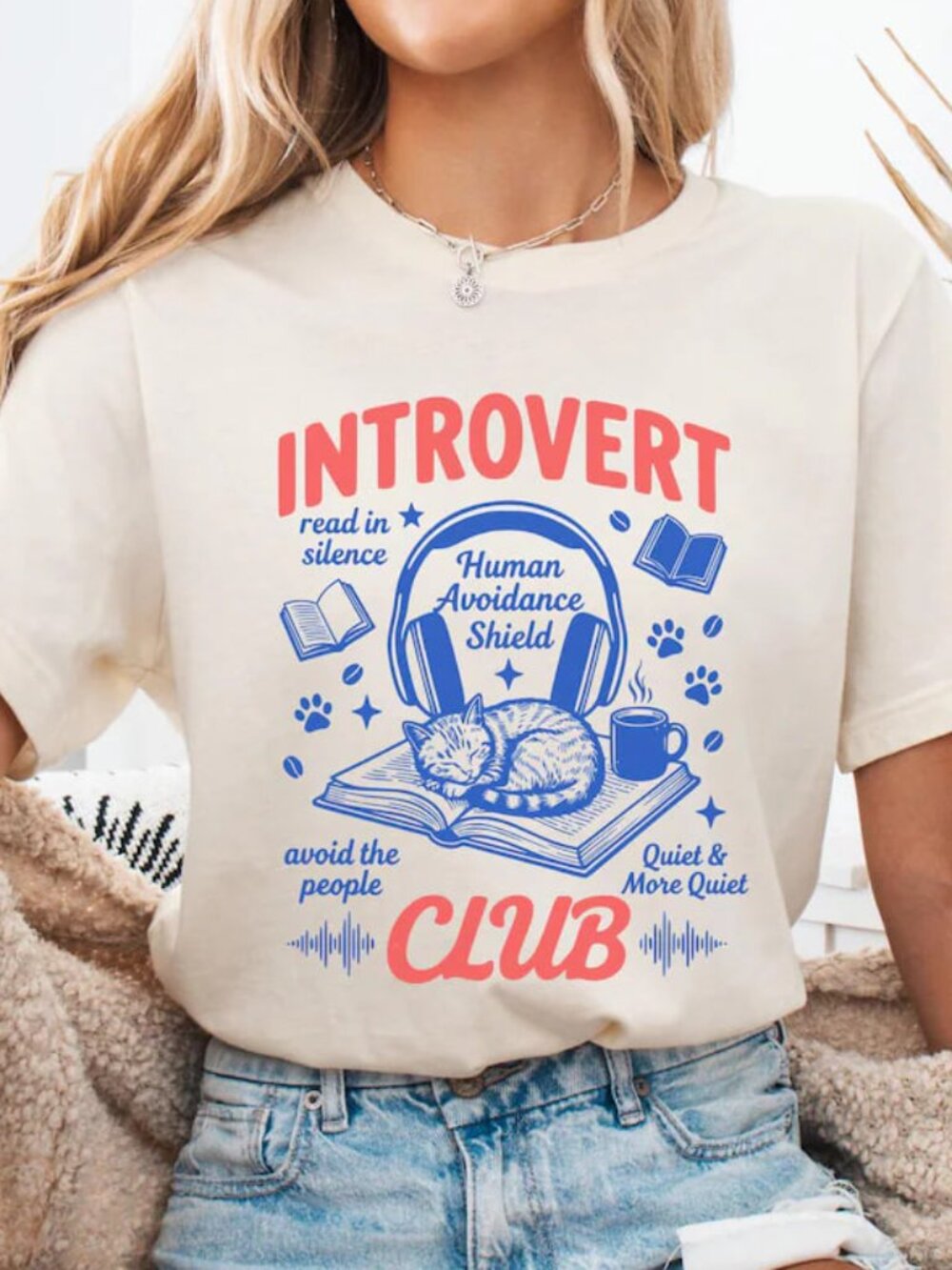 Funny Cat T-shirt, Book Lover Tee, Cat And Coffee Graphic Shirt